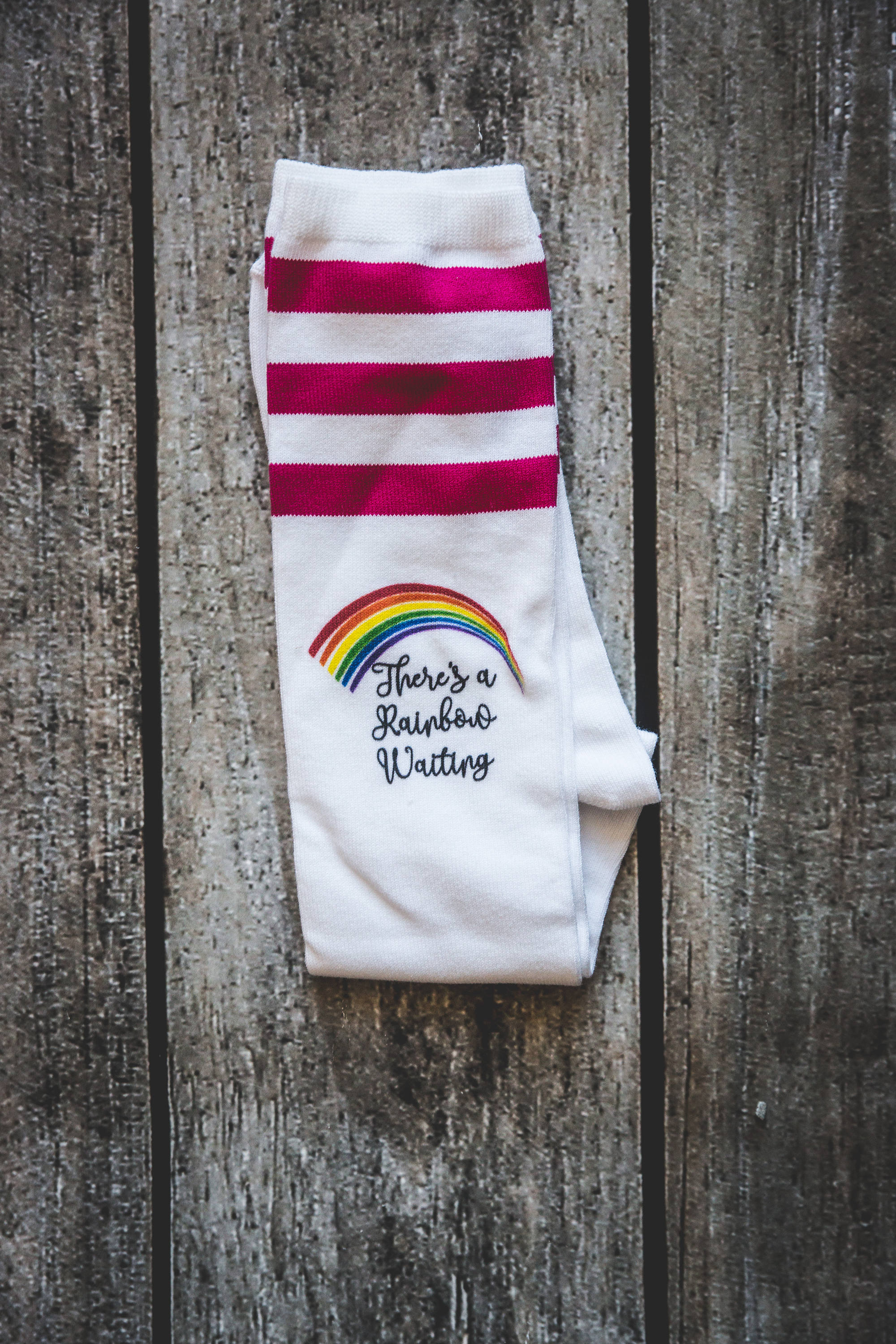 rainbow baby socks