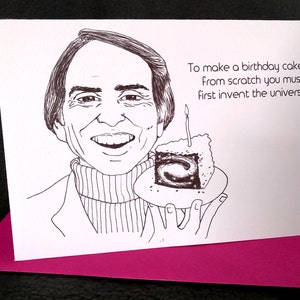 November 9th - Carl Sagan - Born on your Birthday Card