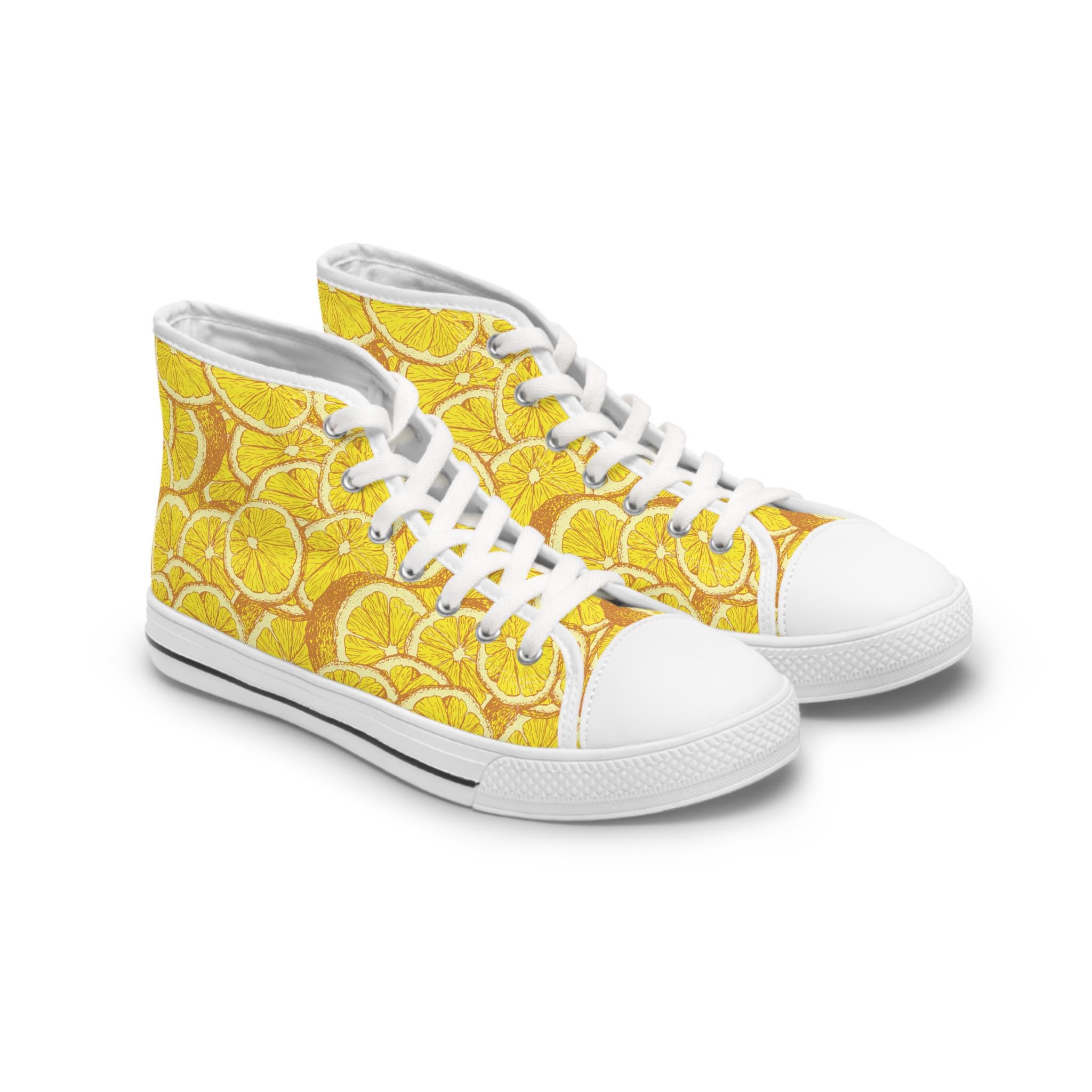 Lemon Sneakers - Etsy