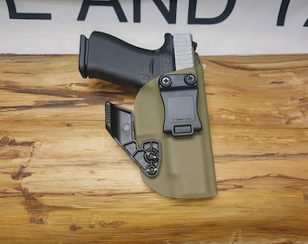 Glock fits 48 G48 Kydex IWB Appendix Holster **Lifetime Warranty**FDE** F/C