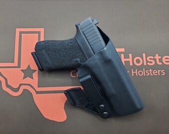 thumbnail image 2 of Davis Tactical IWB Kydex Sidecar Holster For Glock 17, 22, 32 With TLR1 – Appendix Carry 2 of 6