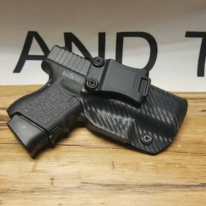 Made to fit Glock 26/27/33 Kydex IWB Holster **Lifetime Warranty**BCF**