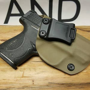 Smith & Wesson Shield Kydex IWB Holster **Lifetime Warranty**FDE**