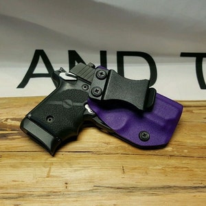 Sig Sauer p938 Kydex IWB Holster **Lifetime Warranty** Purple**