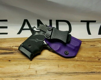 Detroit Kydex IWB Holster For Sig Sauer P938 9MM - Custom Right Or Left Hand, Adjustable Cant, Concealed Carry