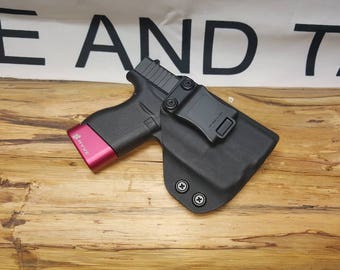 Made to fit Glock 43 43X Streamlight TLR-6 Kydex Appendix Holster **Lifetime Warranty**BLK** AIWB **