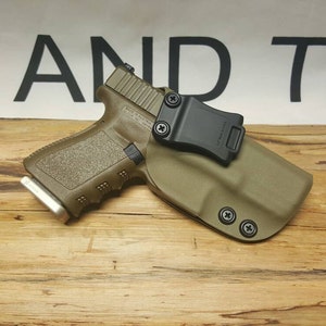 Made to fit Glock 19/23/32 Kydex IWB Holster **Lifetime Warranty**FDE**