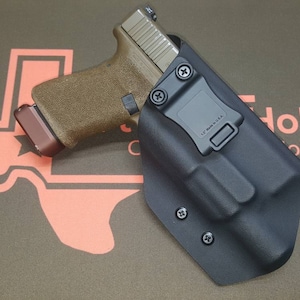 Made to fit Glock 19/23/32 surefire X300U A/B light bearing Kydex IWB  appendix holster ** Surefire Ultra  ** BLK ** AIWB **
