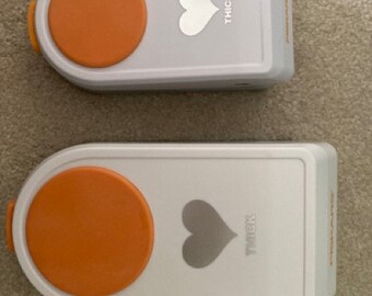 set of 2 heart punches lightly used