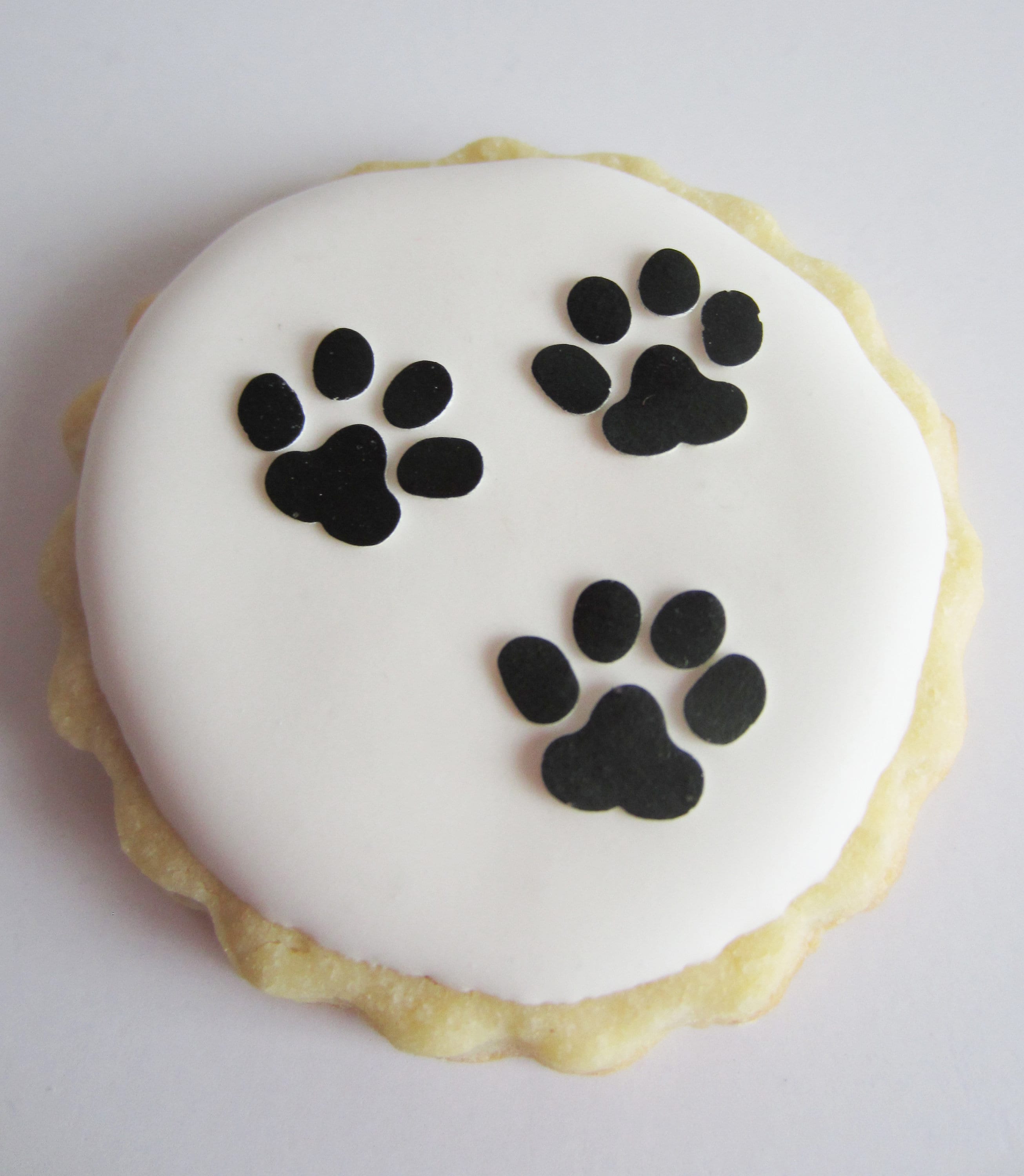 edible sugar dog s or cat s paws DIY assembly