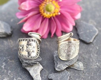 Silver ring, adjustable