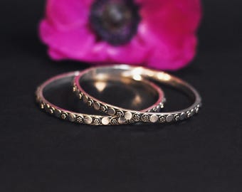 Silver bangle