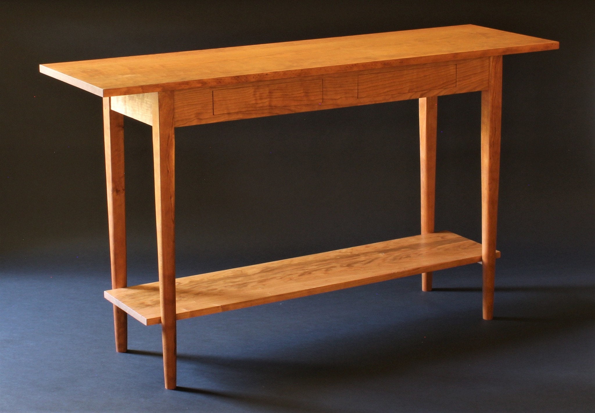 Cherry wood console table discount