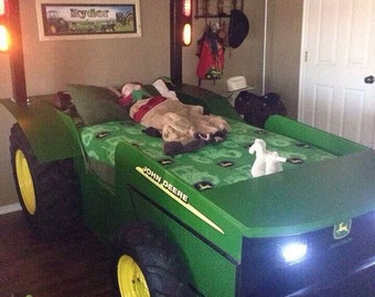 kids tractor bed