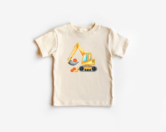 Excavator Shirt, Construction Halloween, Toddler Halloween Shirt, Trick or Treat