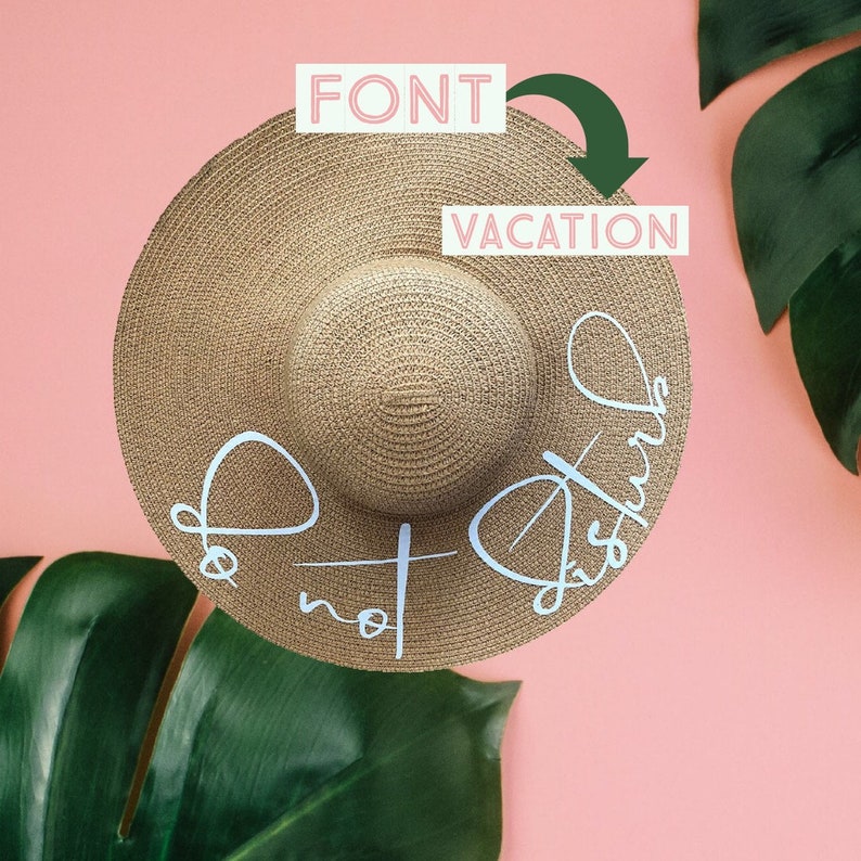 Personalized Sun Hat Floppy Sun Hat Beach Bride Hat Floppy Beach Hat Custom Personalized Floppy Hat Mrs Hat