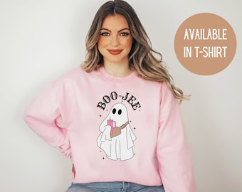 Halloween Sweatshirt, Halloween Shirt, Boo Shirt, Ghost Shirt, Spooky Season, Women's Funny Halloween Sweatshirt, Basic Witch, Fall Shirt