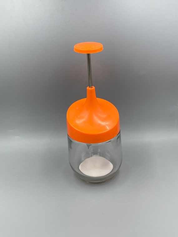 Vintage Retro Gemco Food & Nut Chopper Glass Jar With Bright Etsy