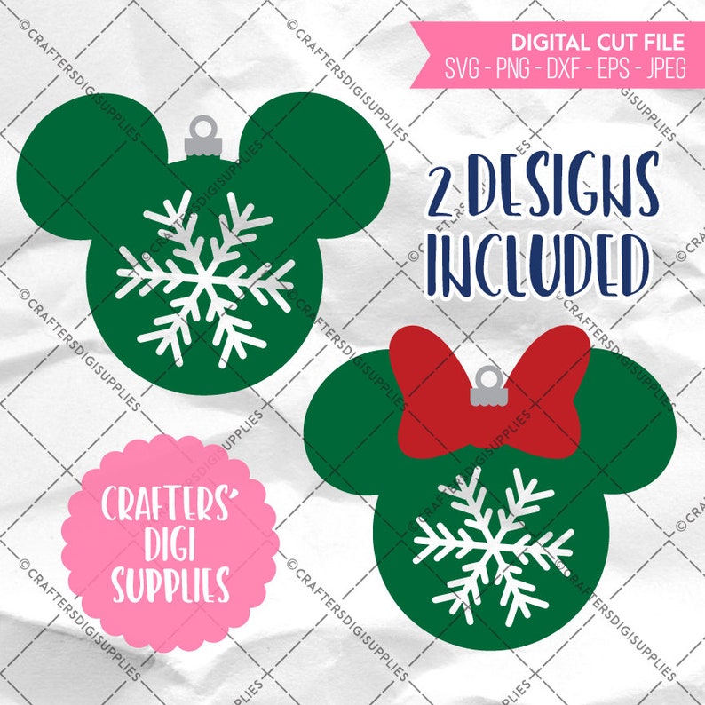 Free Free 312 Disney Christmas Ornament Svg SVG PNG EPS DXF File