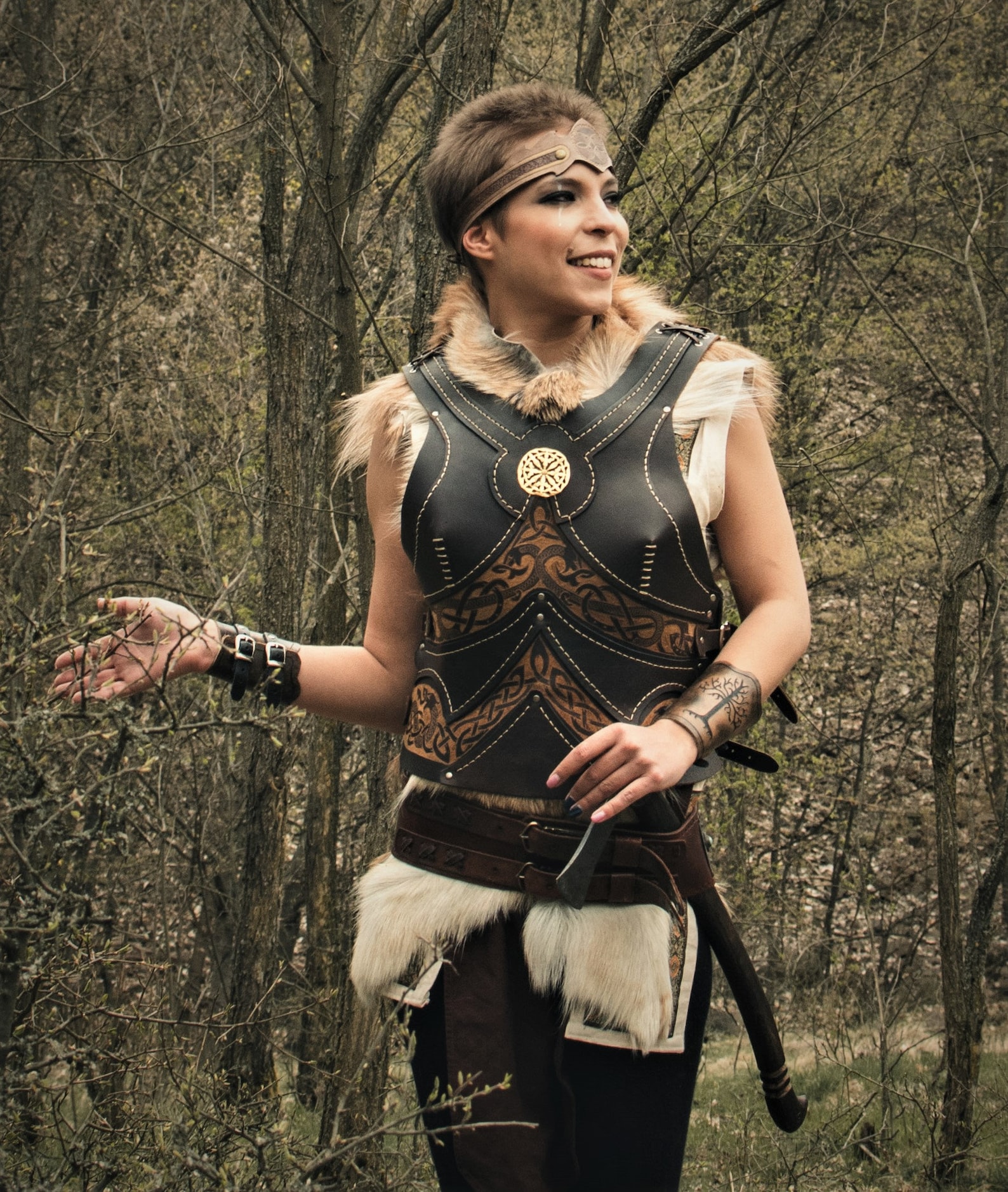Viking Women Body Armor LARP Schildmaiden Breastplate Armor - Etsy