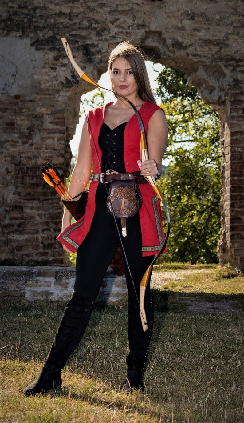 Amazon Archery Set. Fantasy Larp Archery Women Clothes 2 Etsy