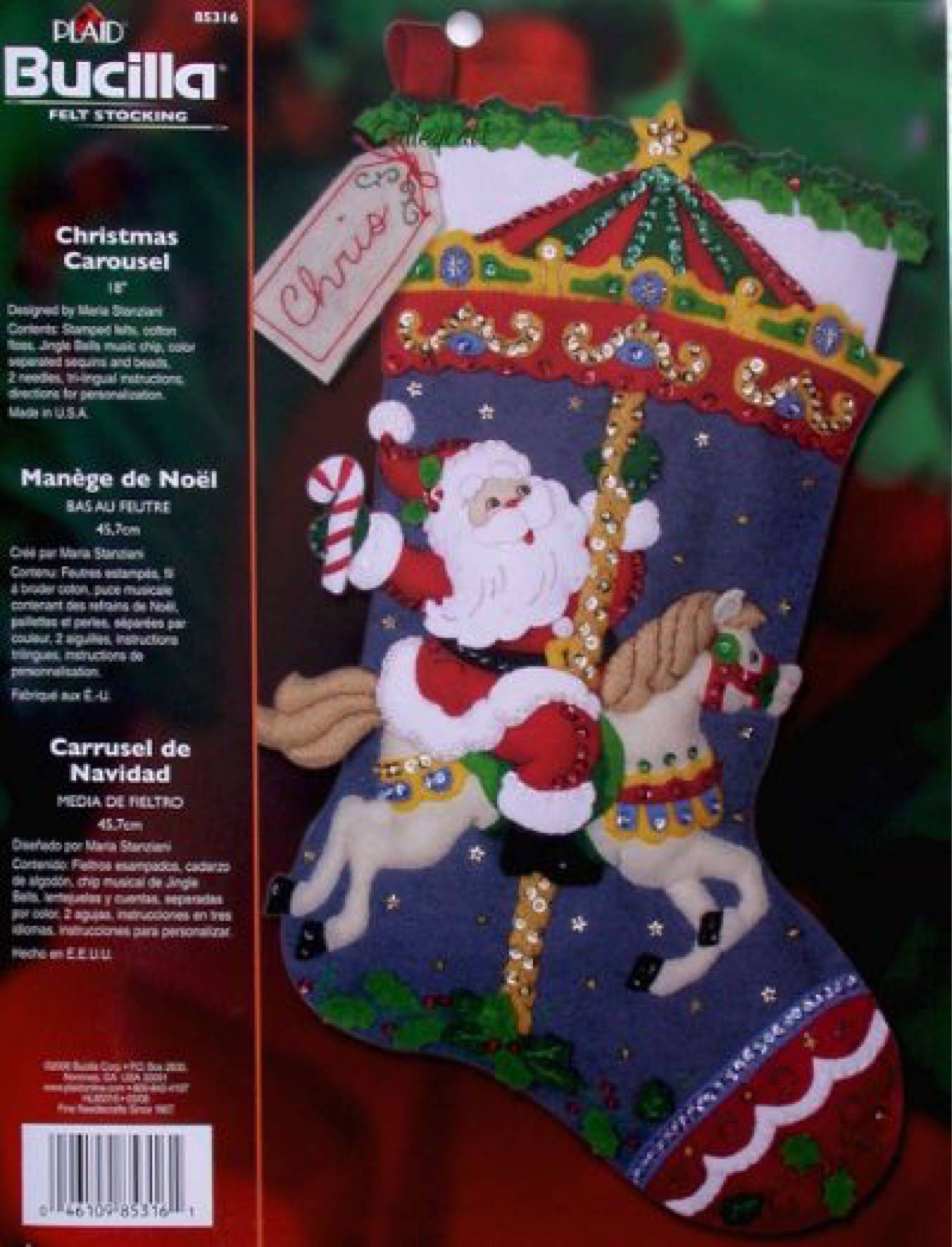 Letter to Santa Felt Stocking Kit