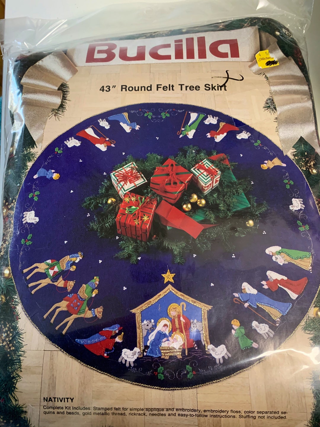 Bucilla Nativity Tree Skirt 