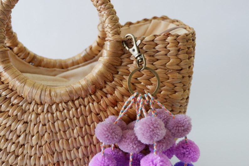 Taco Pompom Bamboo Bag main image 1