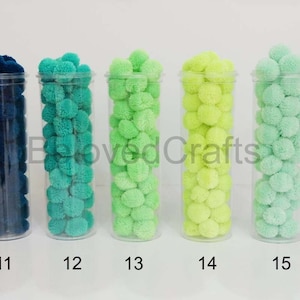 Handmade 100 Pieces Of Yarn Pom Poms Crafts Decoration Party