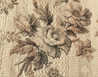 Antique French Brocade Panel, 168 X 120 cm Floral BROCADE, curtain, upholstery, cushion, craft !