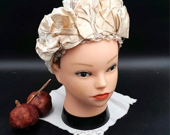 Antique French Lace Coiffe – 19th Century Ribbon Cap, Costume