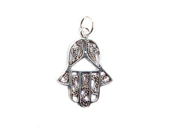 Silber Anhänger "Hamsa" S II