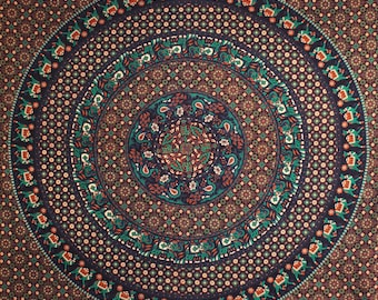 Mandala Wandtücher mit Elepfant-Kamel-Pfau