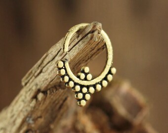 Septum/Nasenring, Boho Hippie Style, Vintage, Handarbeit, schönes Schmuck Geschenk