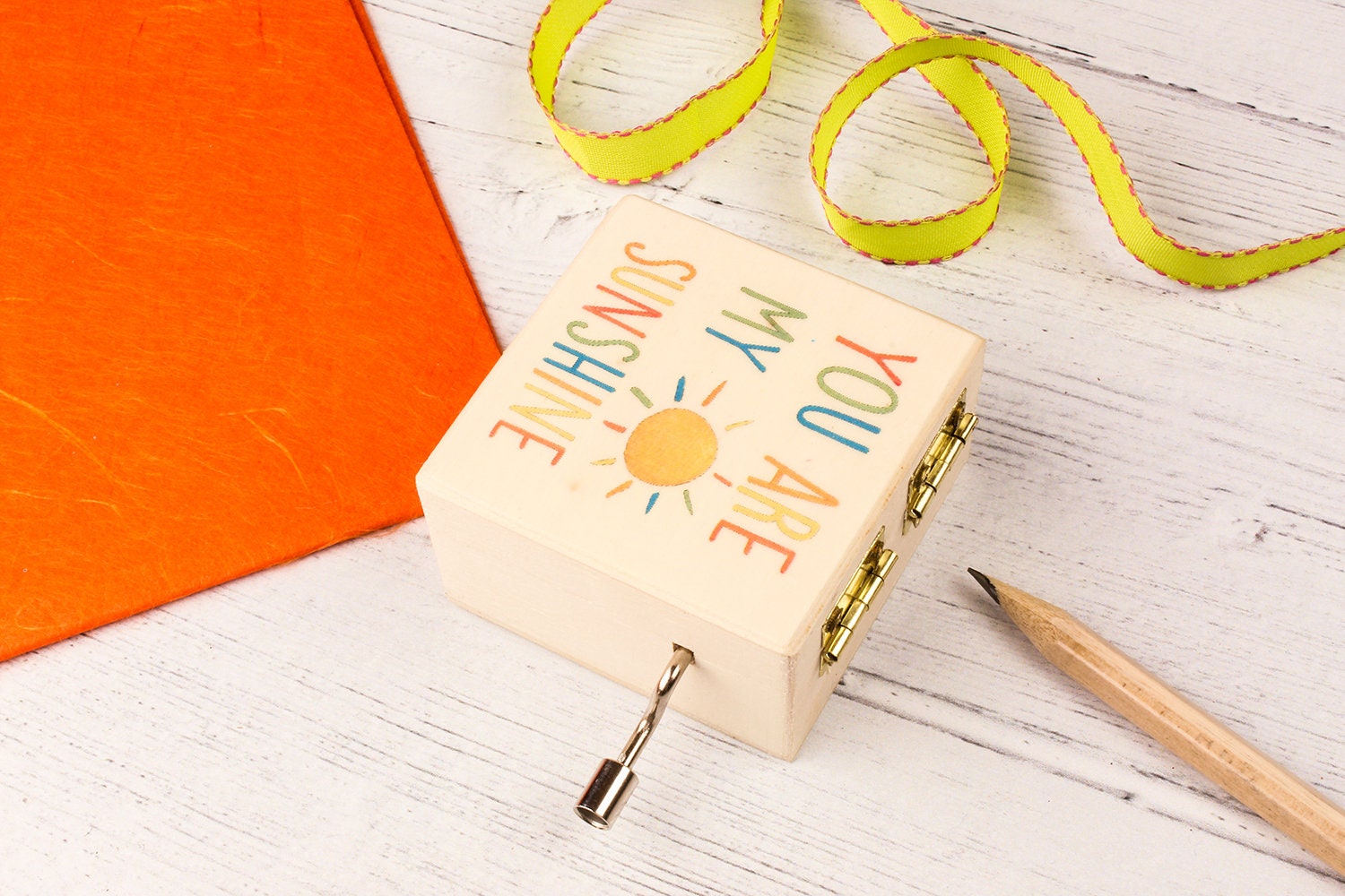 You Are My Sunshine Music Box. Personalised Wooden Keepsake Etsy