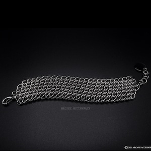 HPS Cuff Bracelet | Chainmail Bracelet | Stainless Steel