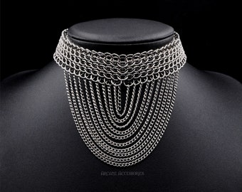 GSG Chain Choker | Chainmail Choker | Stainless Steel