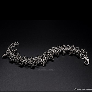 Elven Spiked | Chainmail Bracelet | Stainless Steel