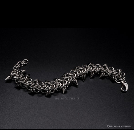 Elven Spiked | Chainmail Bracelet | Stainless Steel