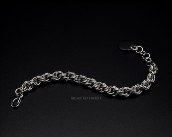Helix Bracelet - Handcrafted Stainless Steel Chainmail Bracelet