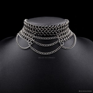 EU 4in1 Chain Choker | Chainmail Choker | Stainless Steel