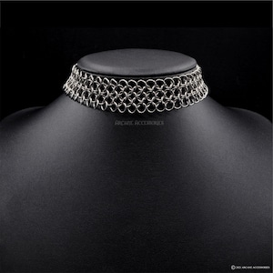 European 4in1 Choker | Chainmail Choker | Stainless Steel