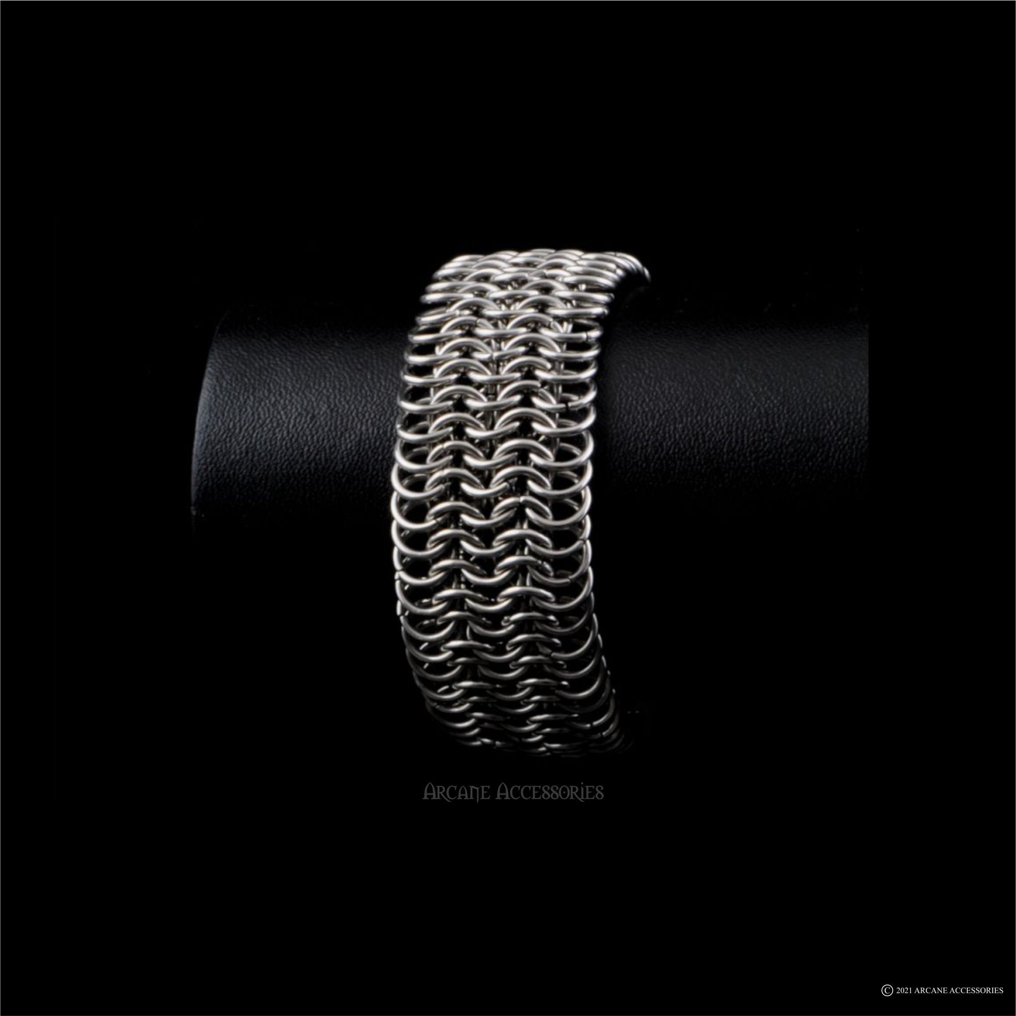 European 6in1 Cuff Bracelet Chainmail Cuff Bracelet Etsy Australia