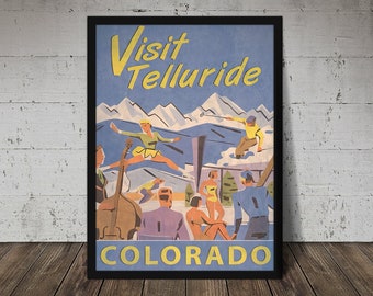 Telluride Vintage Poster - Etsy