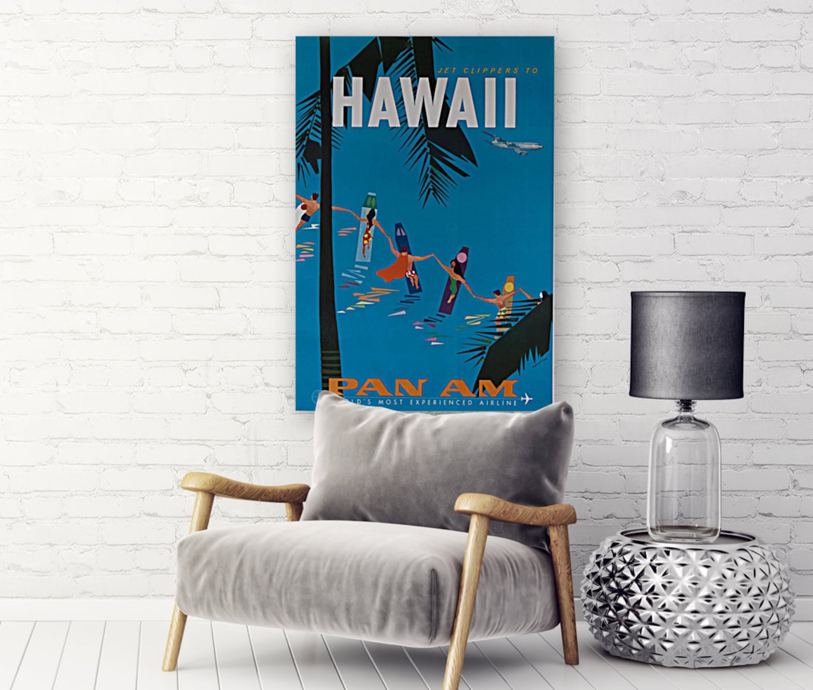 HAWAII TRAVEL POSTER Hawaii Pan Am Vintage Travel Poster - Etsy