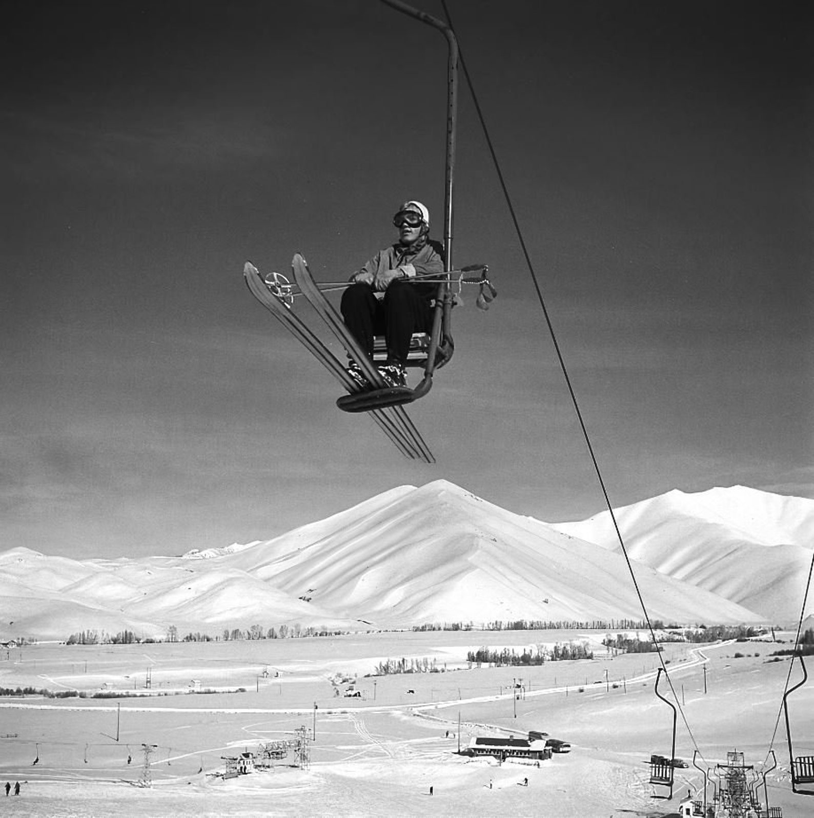 VINTAGE SKI LIFT Photo Print Vintage Ski Art Ski Home | Etsy