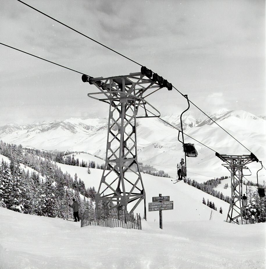 VINTAGE SKI LIFT Photo Print Vintage Ski Art Ski Home | Etsy