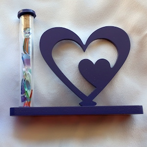 Heart Wedding break the glass keepsake Purple