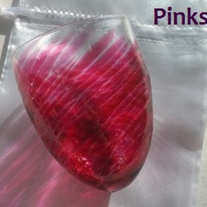Jewish Wedding Glass to break under the Chuppah- in the color Pinks- glass to break at a jewish wedding
