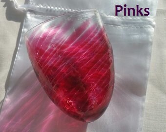 Jewish Wedding Glass to break under the Chuppah- in the color Pinks- glass to break at a jewish wedding